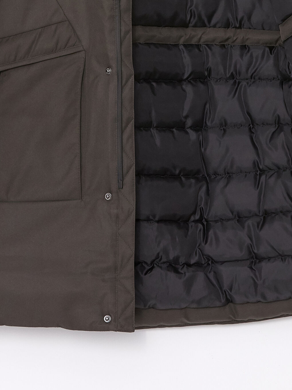 Regular Fit Hooded Men's Parka-6