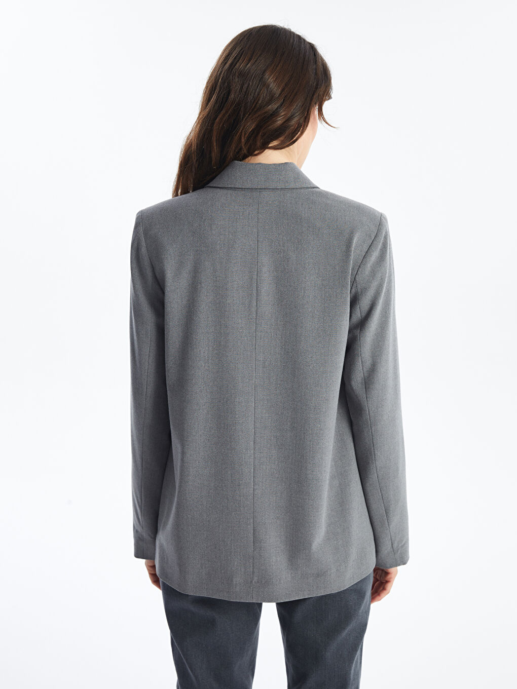 LC Waikiki Plain Long Sleeve Women's Blazer Jacket -W47802Z8-F8Y