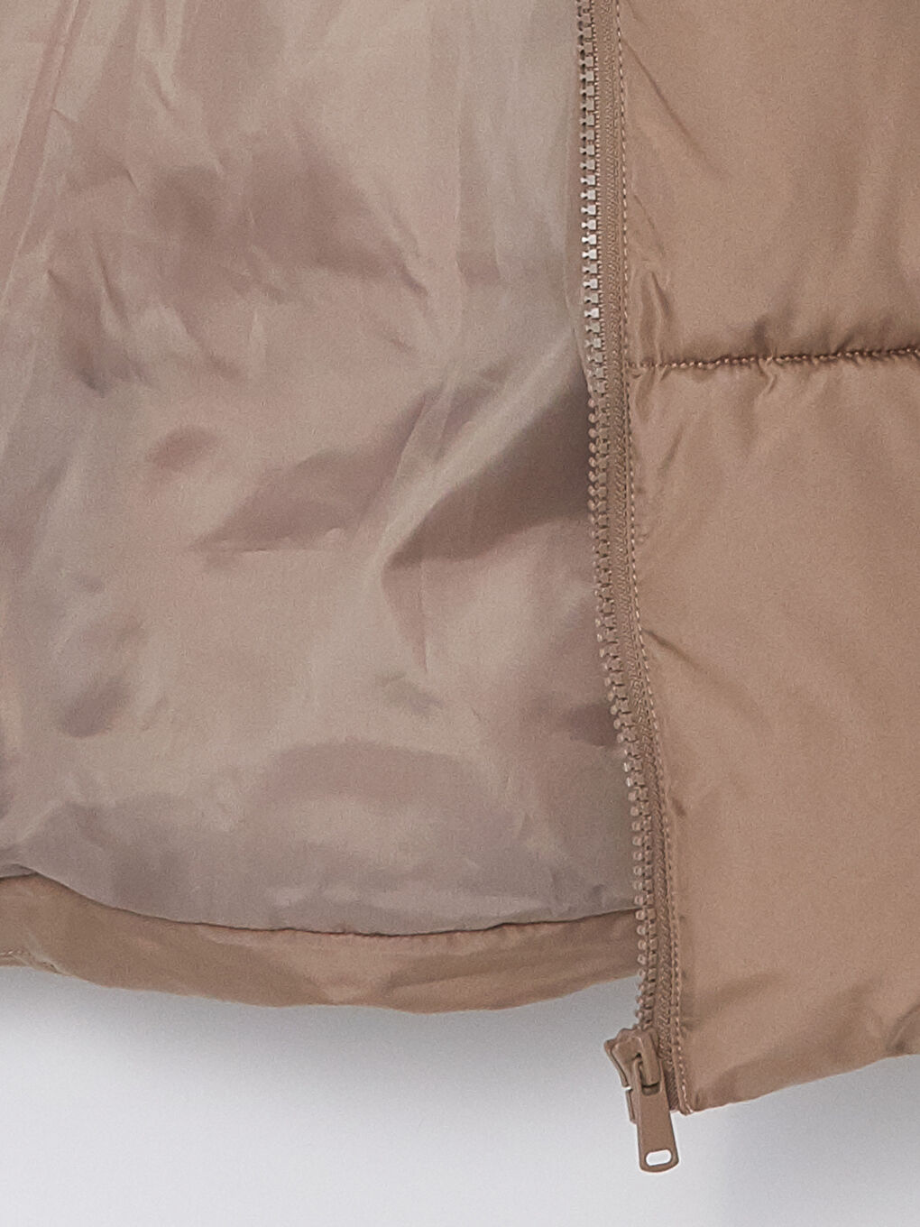 Women's Hooded Plain Puffer Coat-7