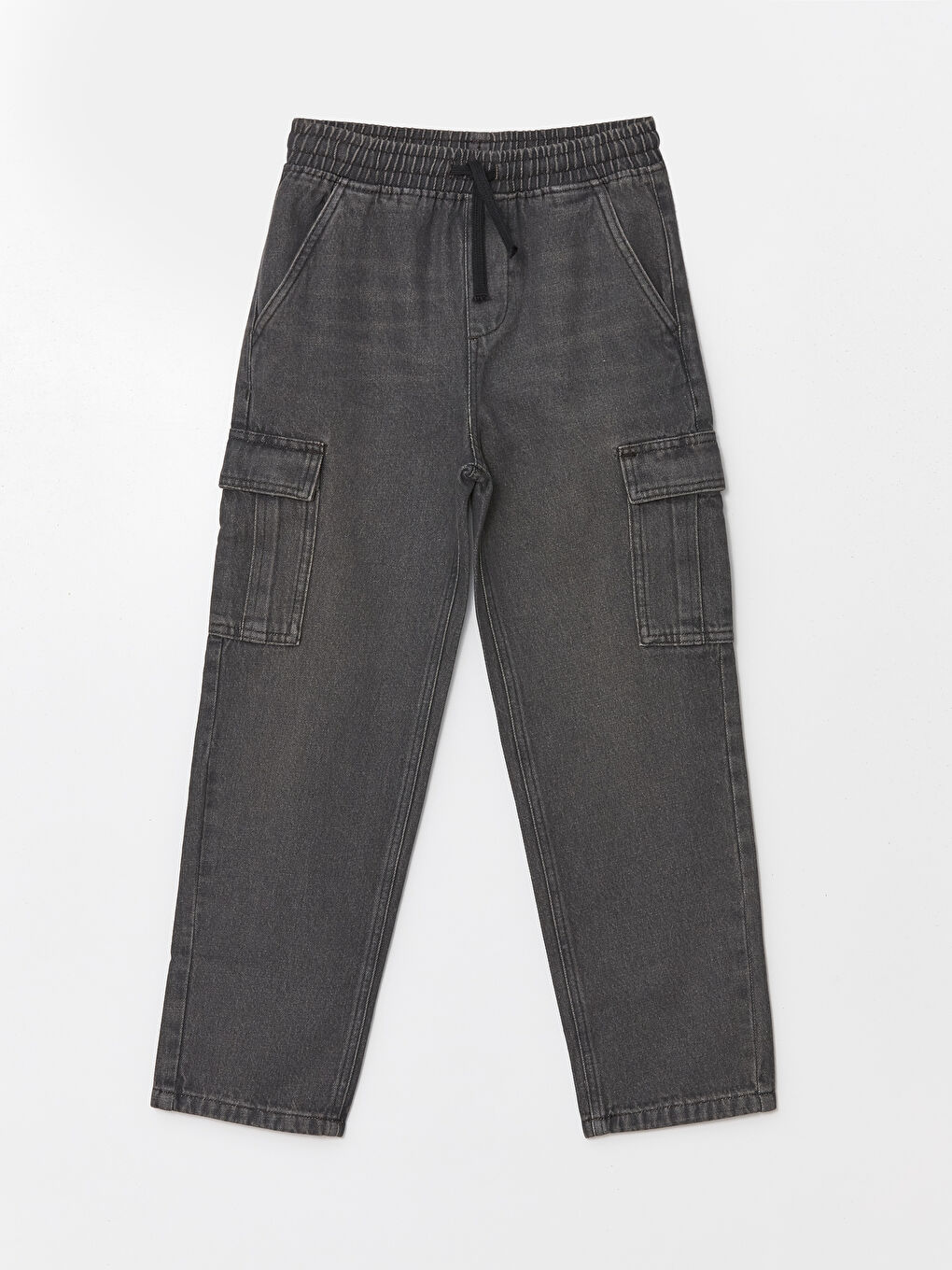 Elasticated Waist Loose Fit Boys' Jeans