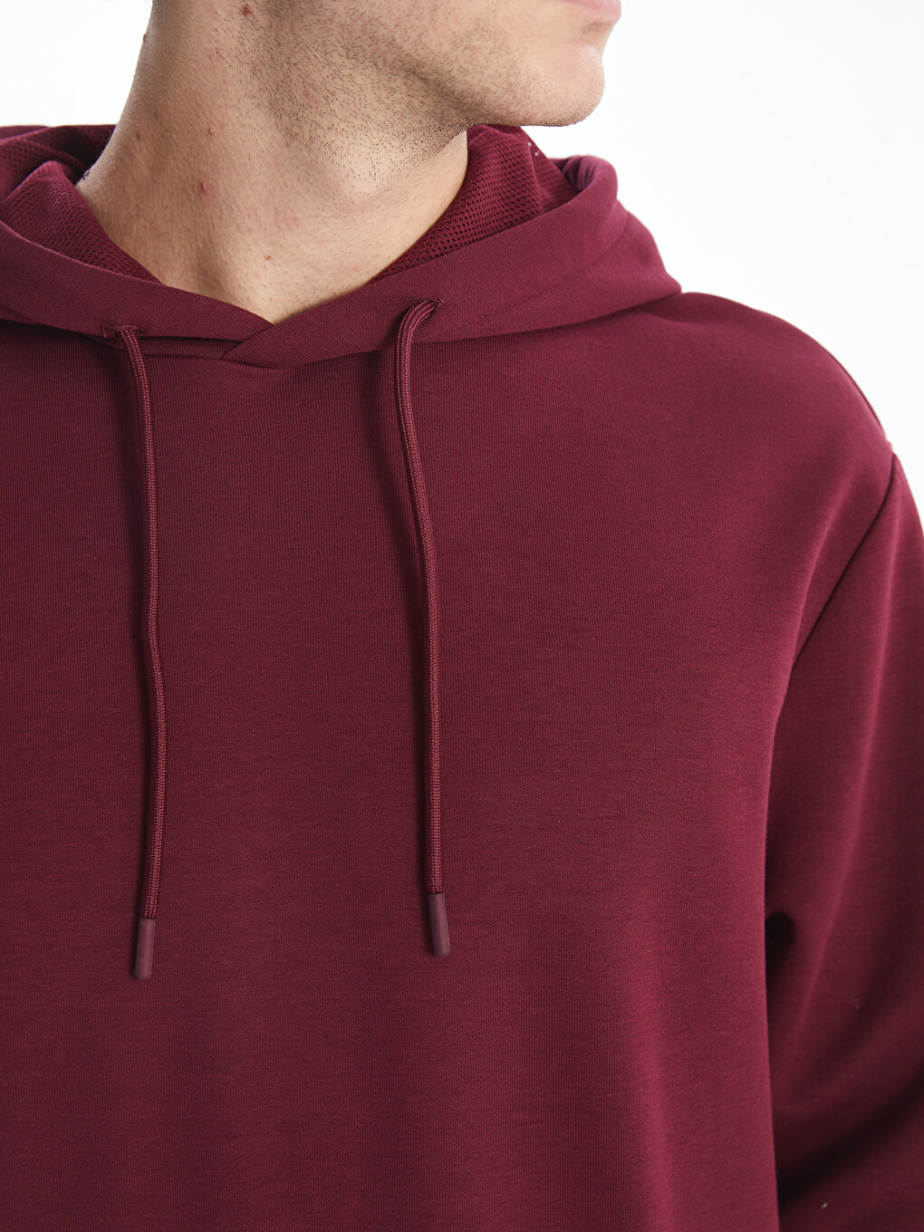 XSIDE ACTIVE Bordo Uzun Kollu Erkek Hoodie - 2