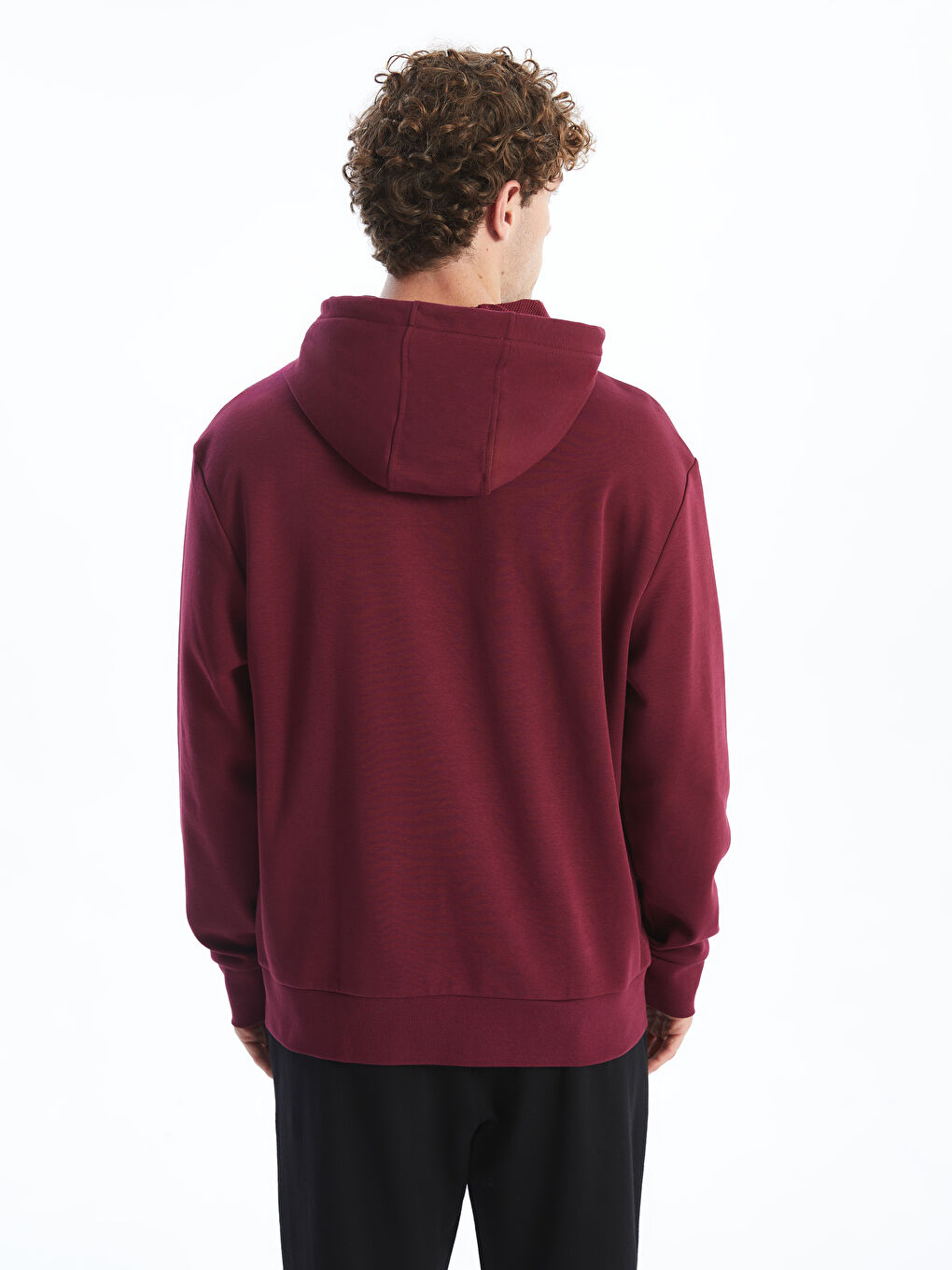 XSIDE ACTIVE Bordo Uzun Kollu Erkek Hoodie - 3