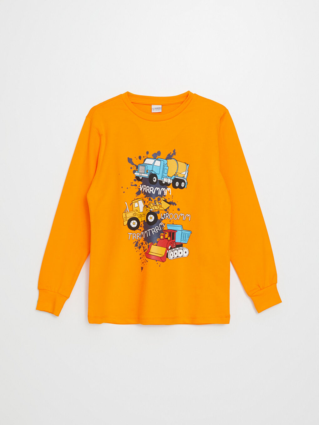 Crew Neck Boys' Pyjama Set-1