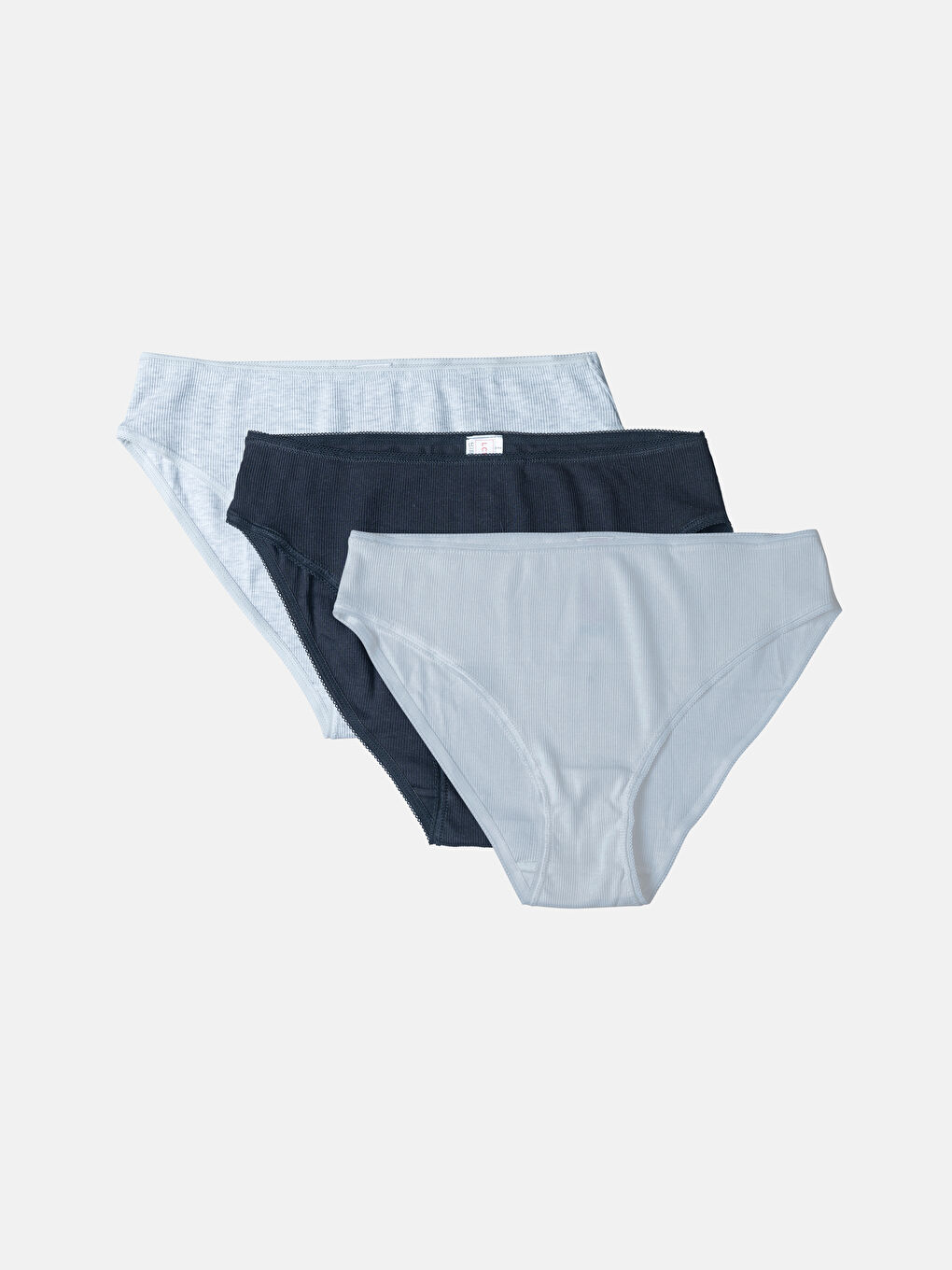 LC Waikiki Plain Bikini Knickers 3-Pack -W48077Z8-CT3