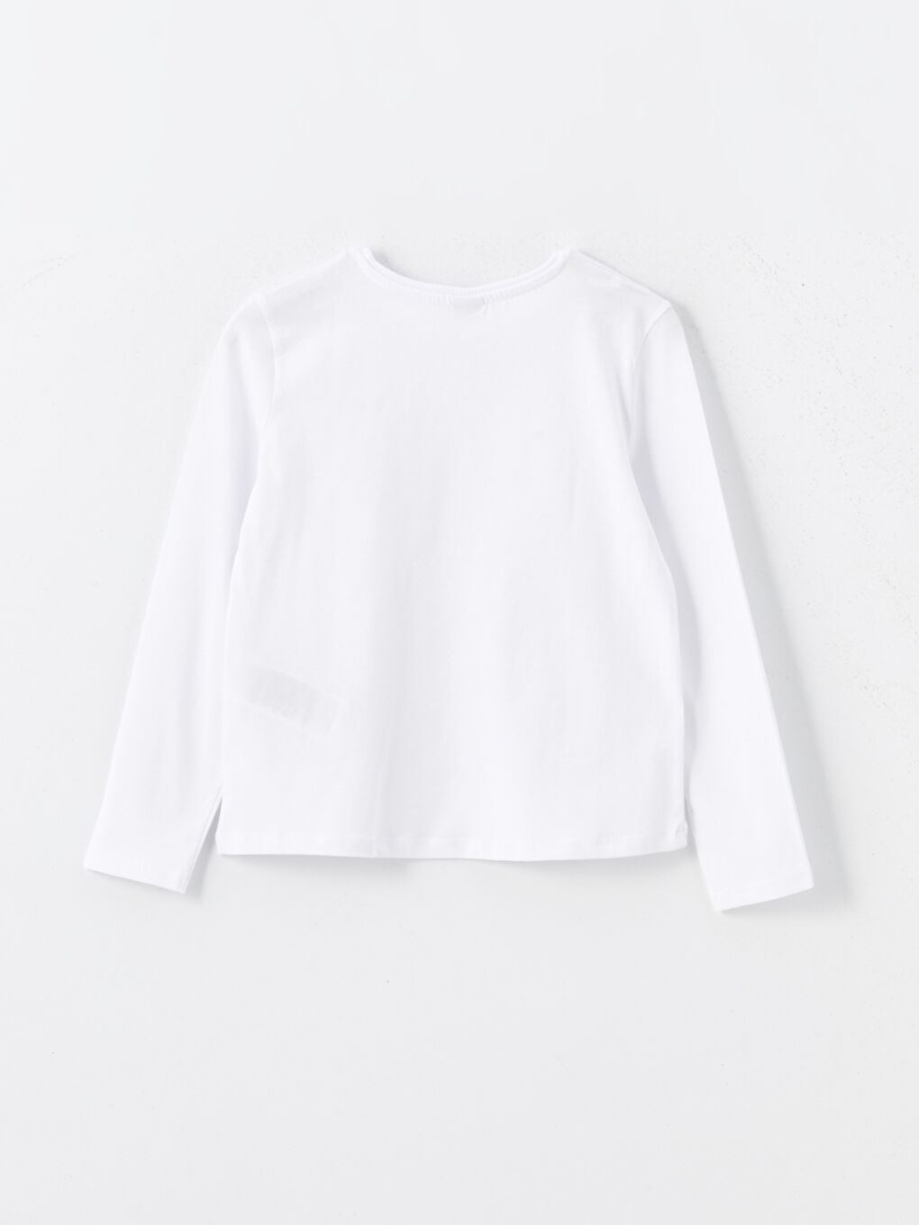 تيشيرت أساسي برقبة دائرية للبنات-1