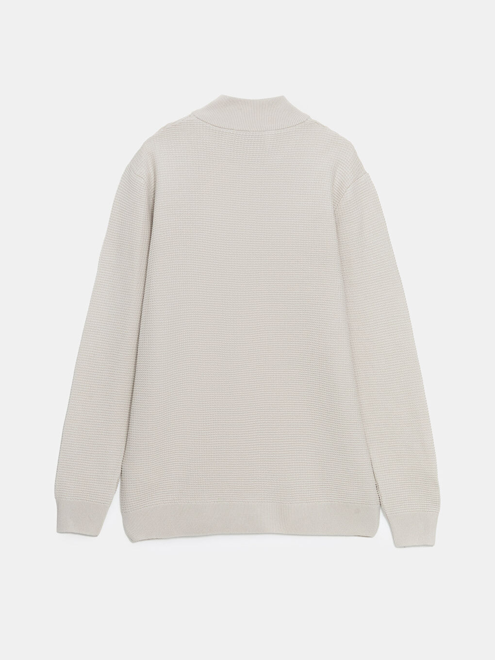 Turtle Neck Long Sleeve Men's Tricot Sweater -W48163Z8-YVP
