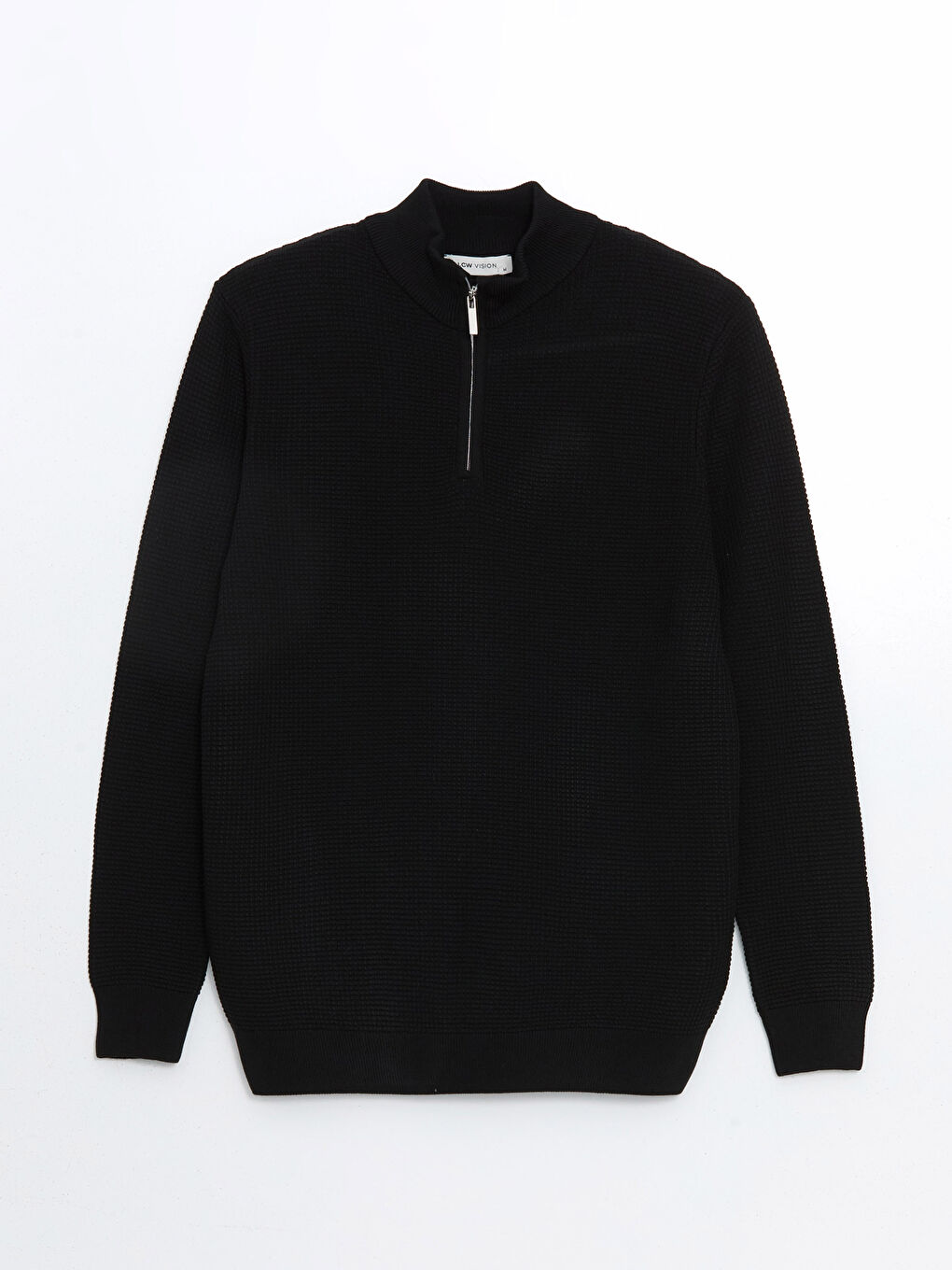 Turtle Neck Long Sleeve Men's Tricot Sweater -W48163Z8-CVL