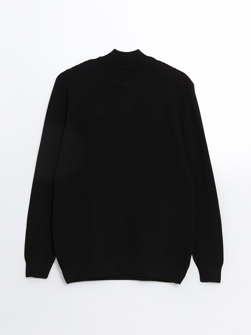 Turtle Neck Long Sleeve Men's Tricot Sweater -W48163Z8-CVL
