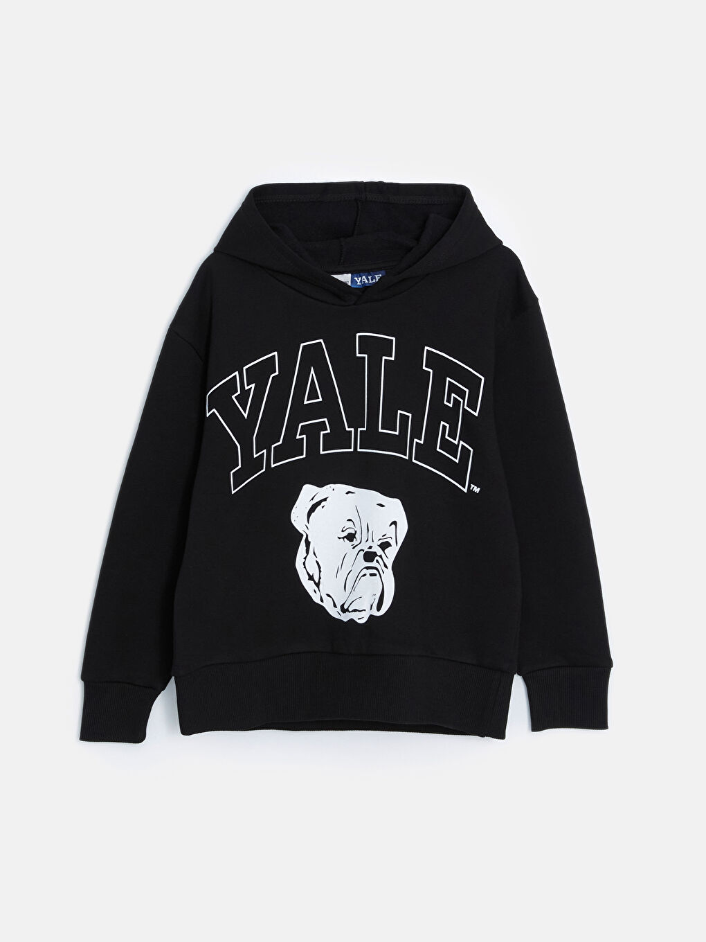 LCW Kids Yeni Siyah Yale University Baskılı Erkek Çocuk Kalın Sweatshirt