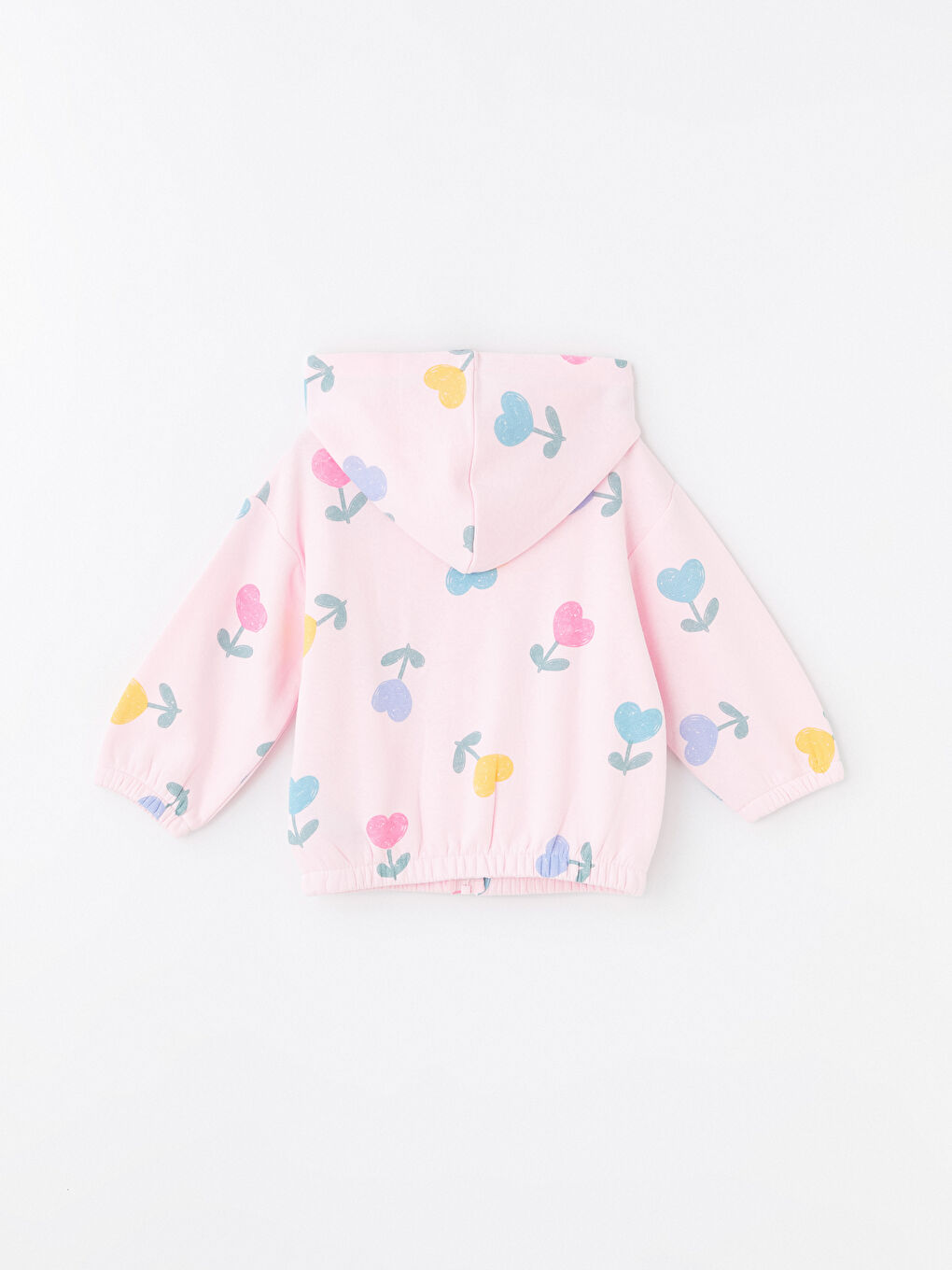 LCW Kids Langarm-Sweatshirt mit Kapuze und Reißverschluss für Baby Mädchen -W48210Z1-LT4