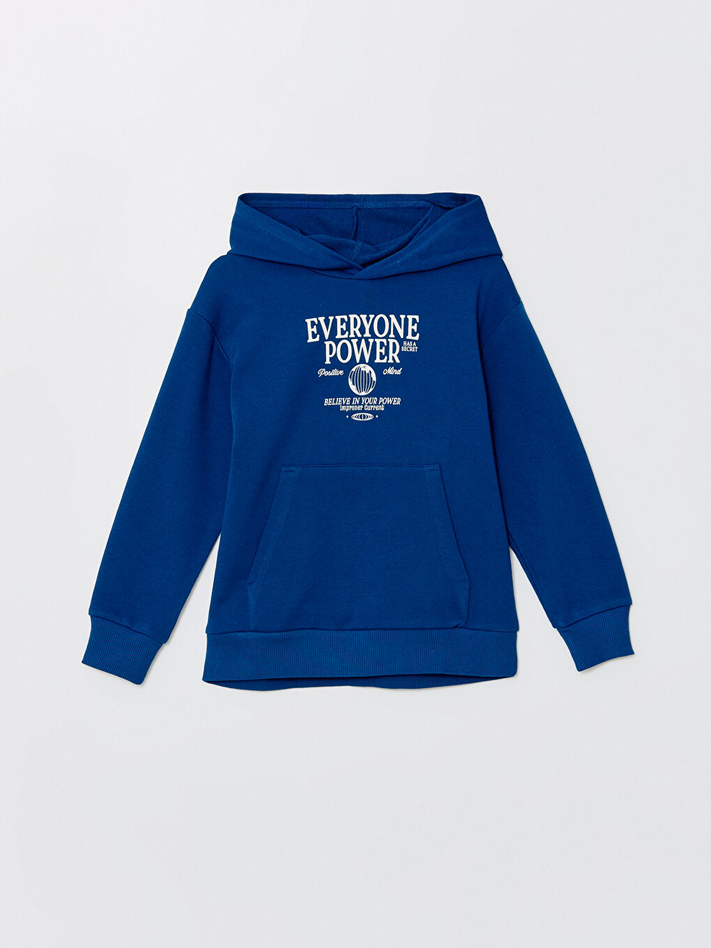 LCW Kids Lacivert Kapüşonlu Erkek Çocuk Sweatshirt