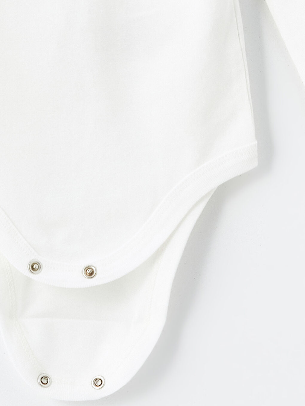 Ekru Bisiklet Yaka Kısa Kollu Kız Bebek Çıtçıtlı Body ve Tayt  2'li Takım-6