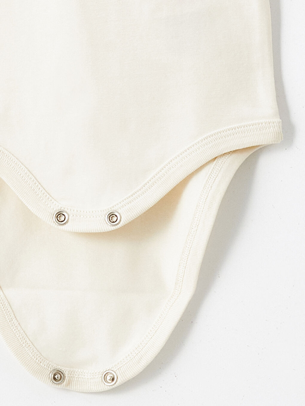 Bej Bisiklet Yaka Baskılı Erkek Bebek Çıtçıtlı Bodysuit-2