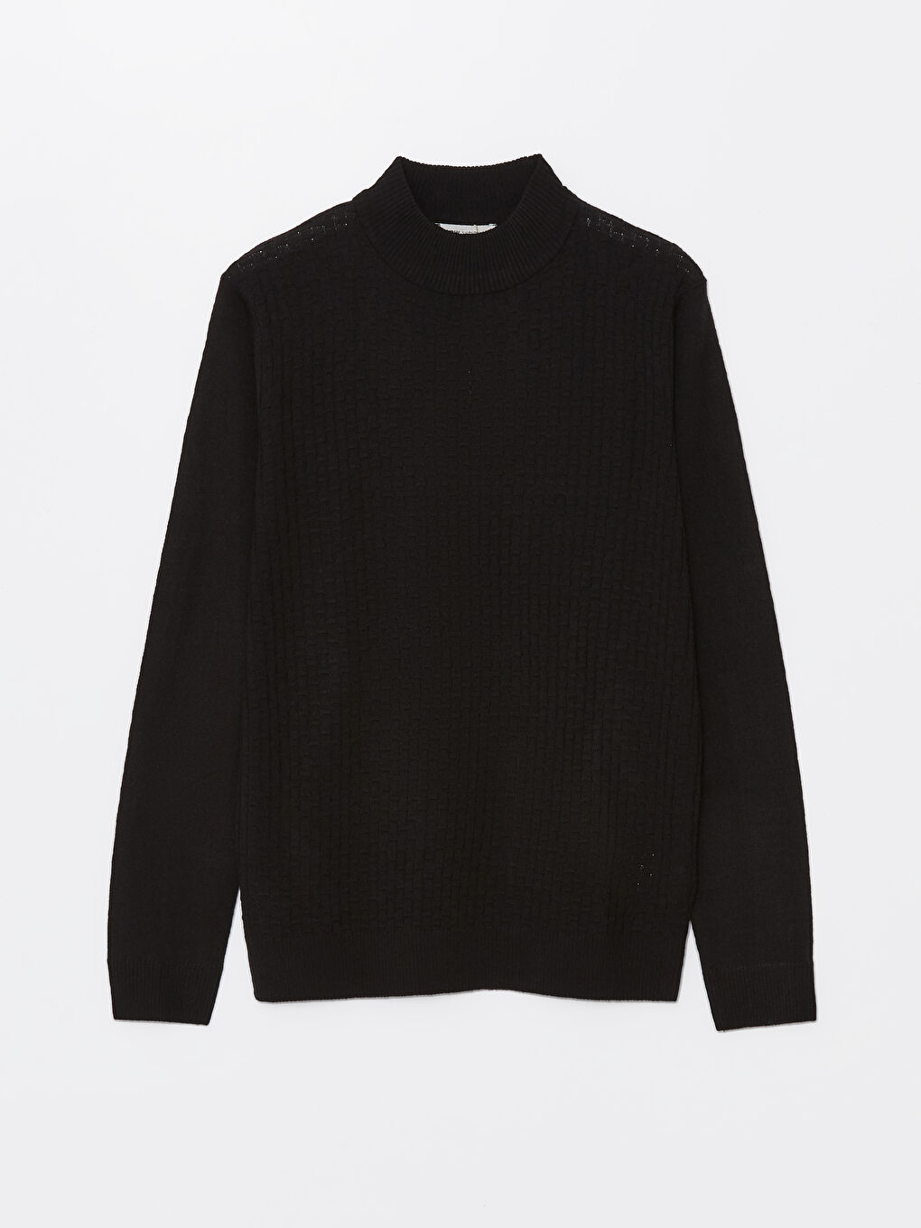 Half Turtleneck Long Sleeve Men's Knitwear Sweater-4