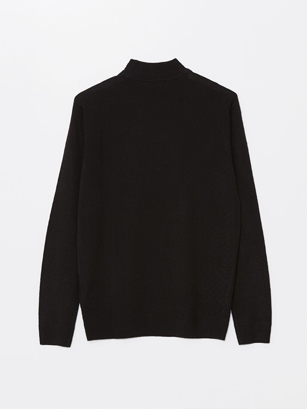 Half Turtleneck Long Sleeve Men's Knitwear Sweater-5