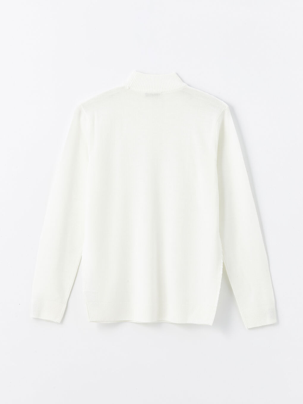 Half Turtleneck Long Sleeve Men's Knitwear Sweater-5
