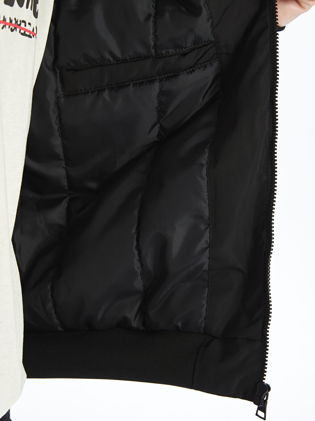 Blouson aviateur à col universitaire pour Hommes, coupe standard-4