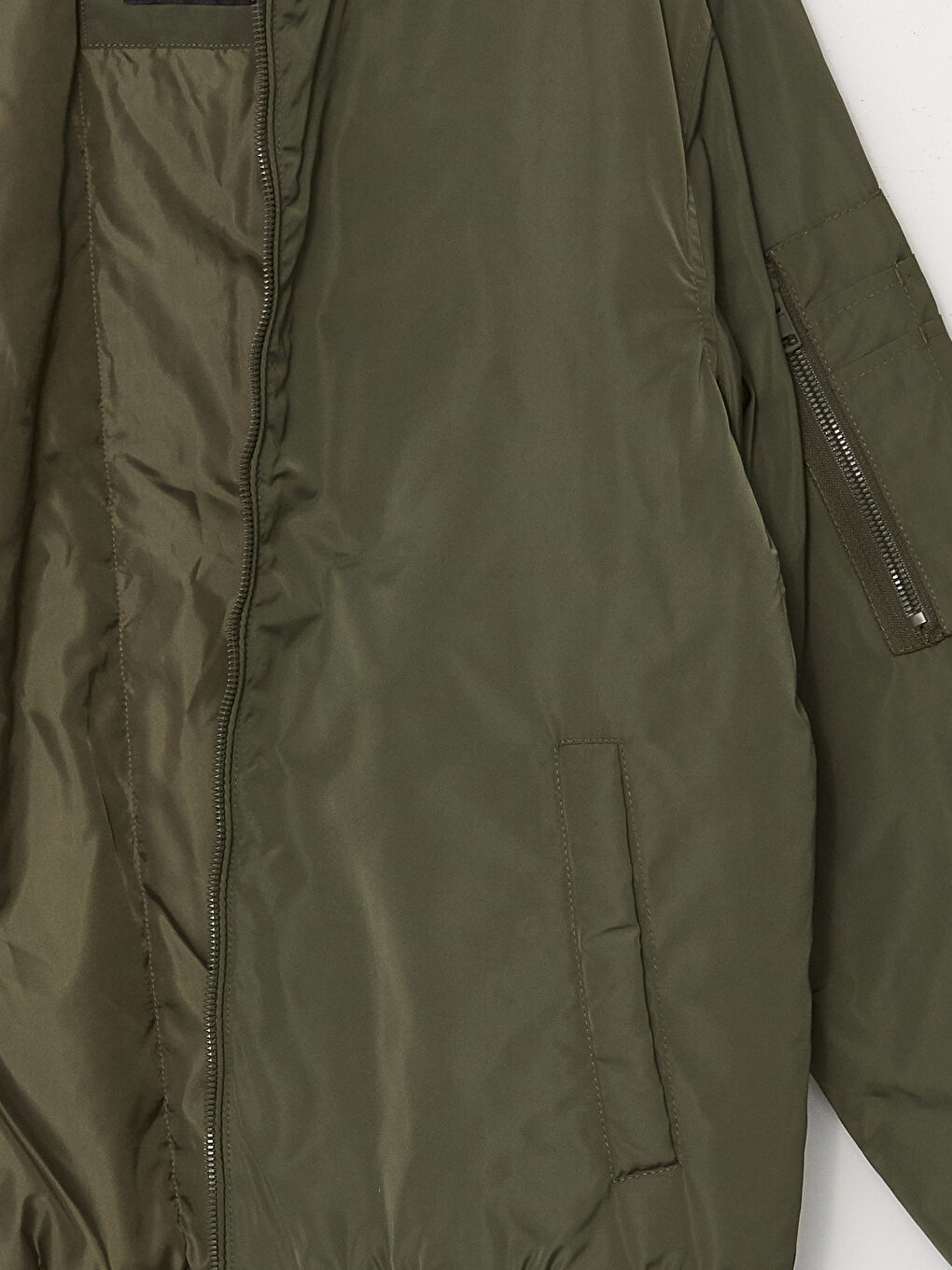Blouson aviateur à col universitaire pour Hommes, coupe standard-7