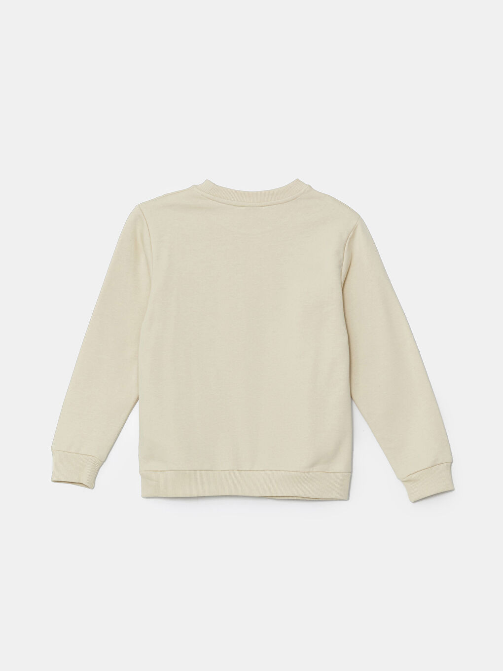 LCW Kids Açık Bej Bisiklet Yaka Erkek Çocuk Sweatshirt - 1