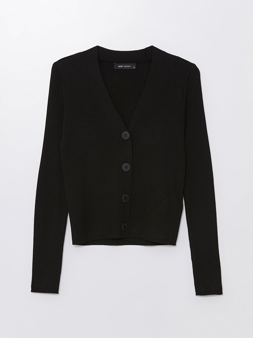 V Neck Women's Knitwear Cardigan -W48376Z8-CVL