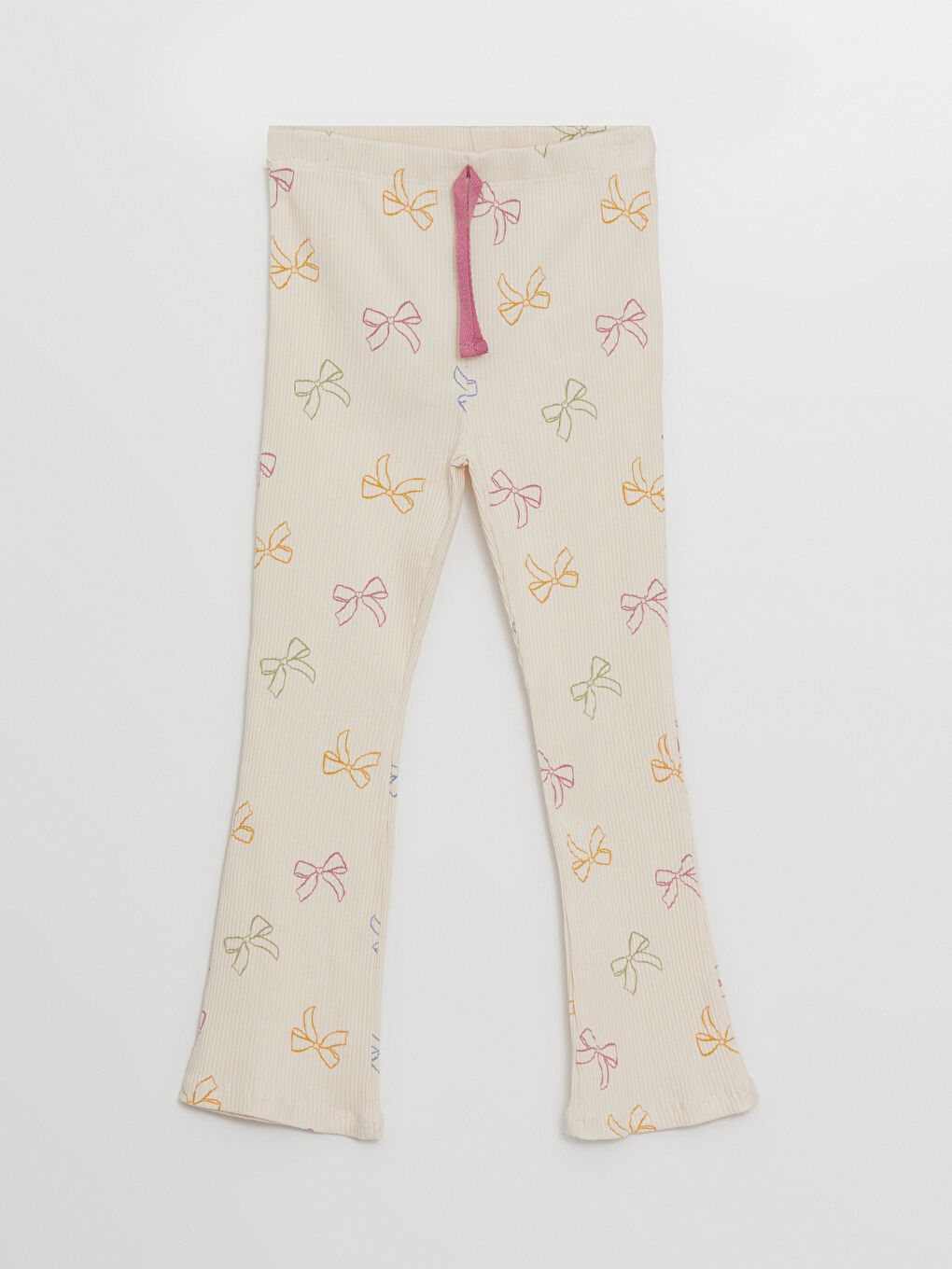 Printed Spanish Leg Girls Leggings with Elastic Waistband -W48417Z1-LRA