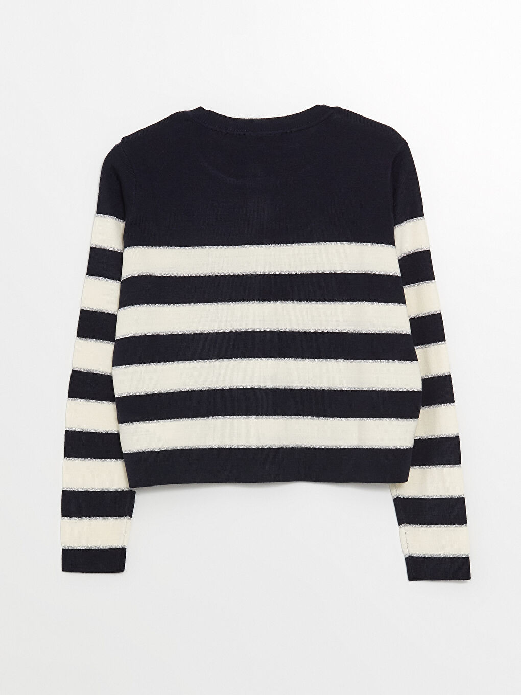 Crew Neck Color Block Women's Knitwear Cardigan-5