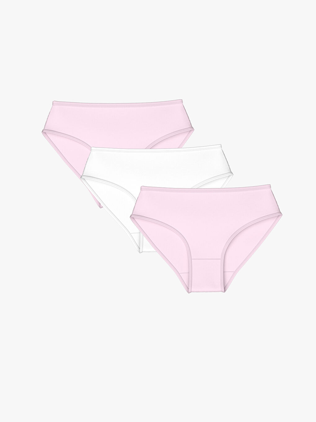 Basic Girls' Knickers 3-pack -W48447Z4-FWW