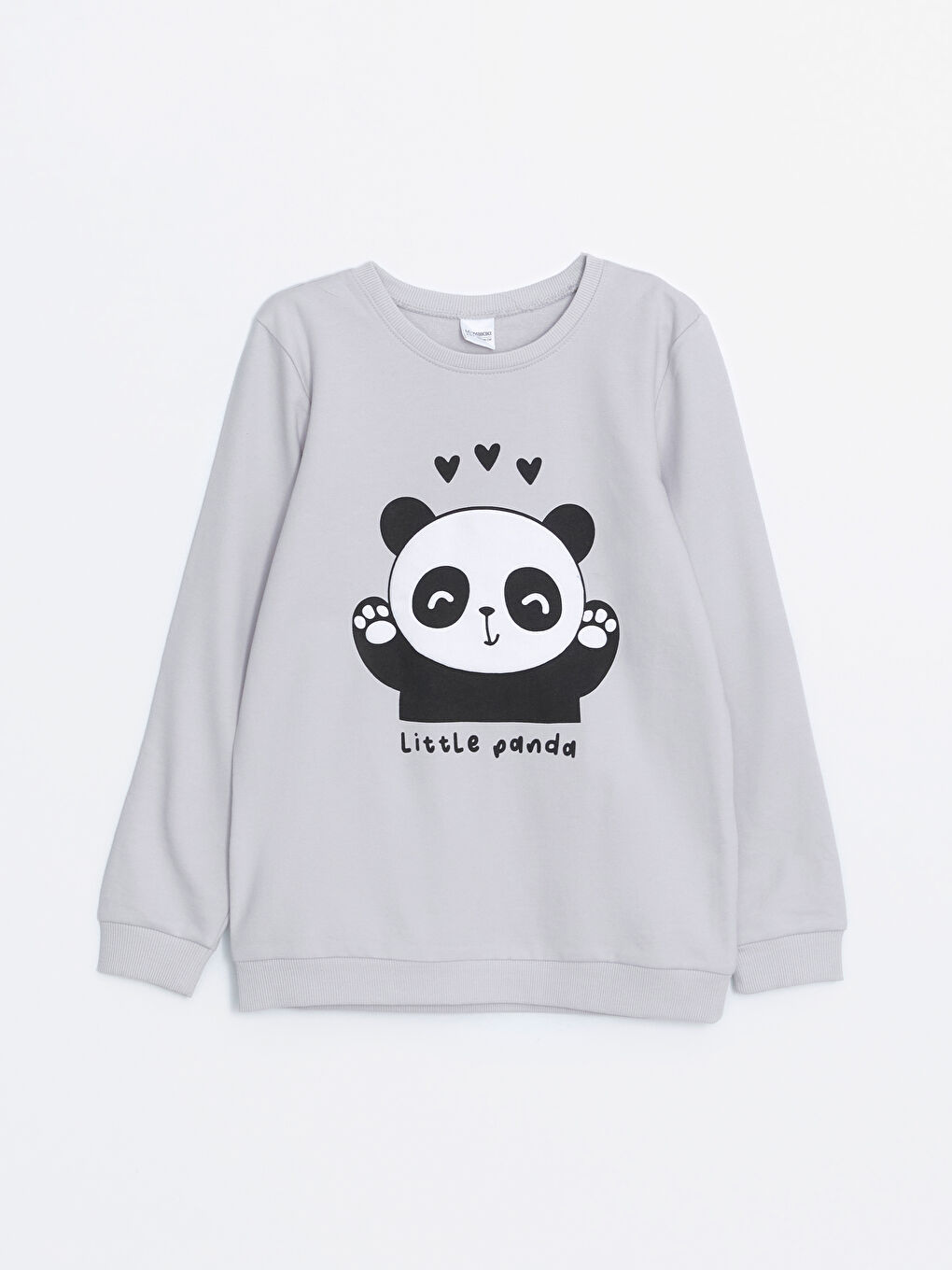 LCW Kids Crew Neck Girls' Pyjama Set -W48477Z4-G0Z