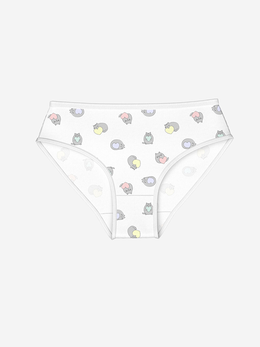 LCW Kids Printed Girl's Panties 3 pcs -W48495Z4-LU8