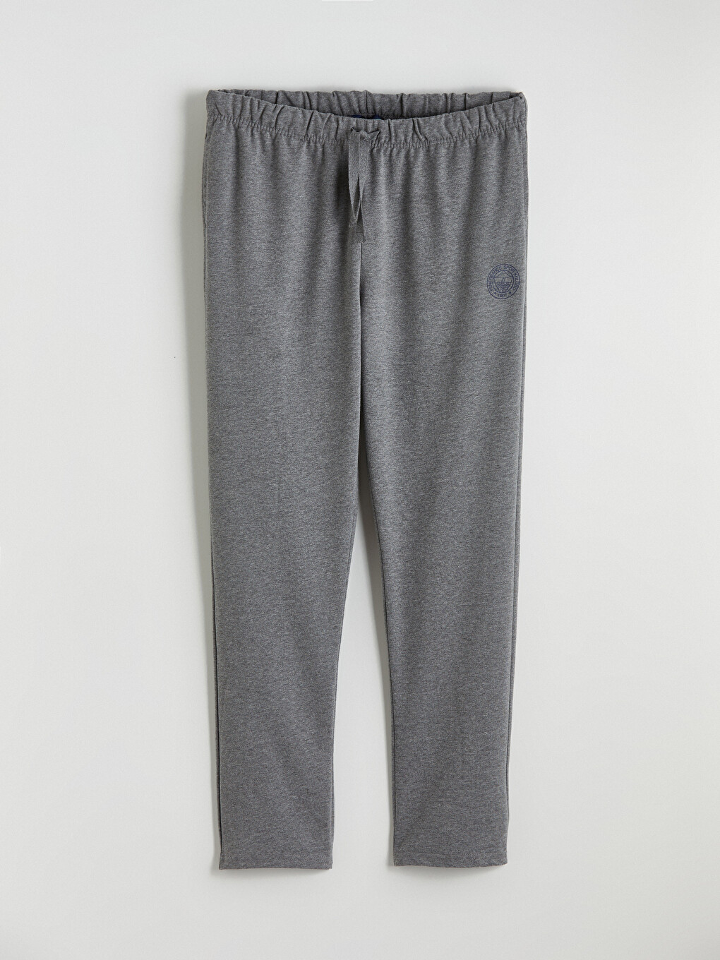 Gri Standart Kalıp Fenerbahçe Baskılı Erkek Pijama Alt-4