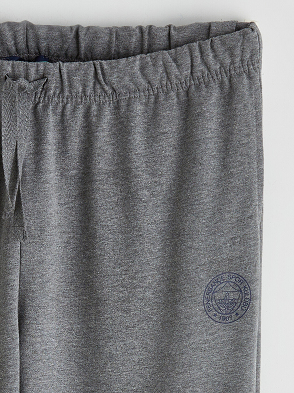 Gri Standart Kalıp Fenerbahçe Baskılı Erkek Pijama Alt-5