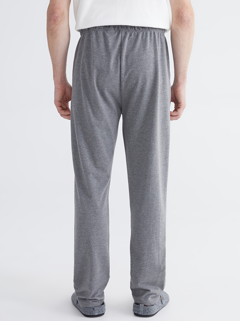 Gri Standart Kalıp Fenerbahçe Baskılı Erkek Pijama Alt-3