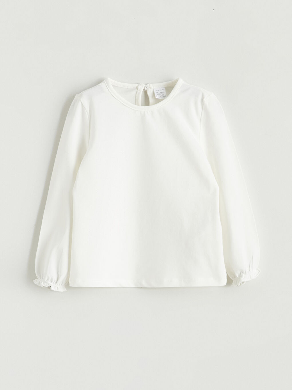 Pembe Bisiklet Yaka  Kadife Kız Bebek Bluz ve Salopet 2'li-8