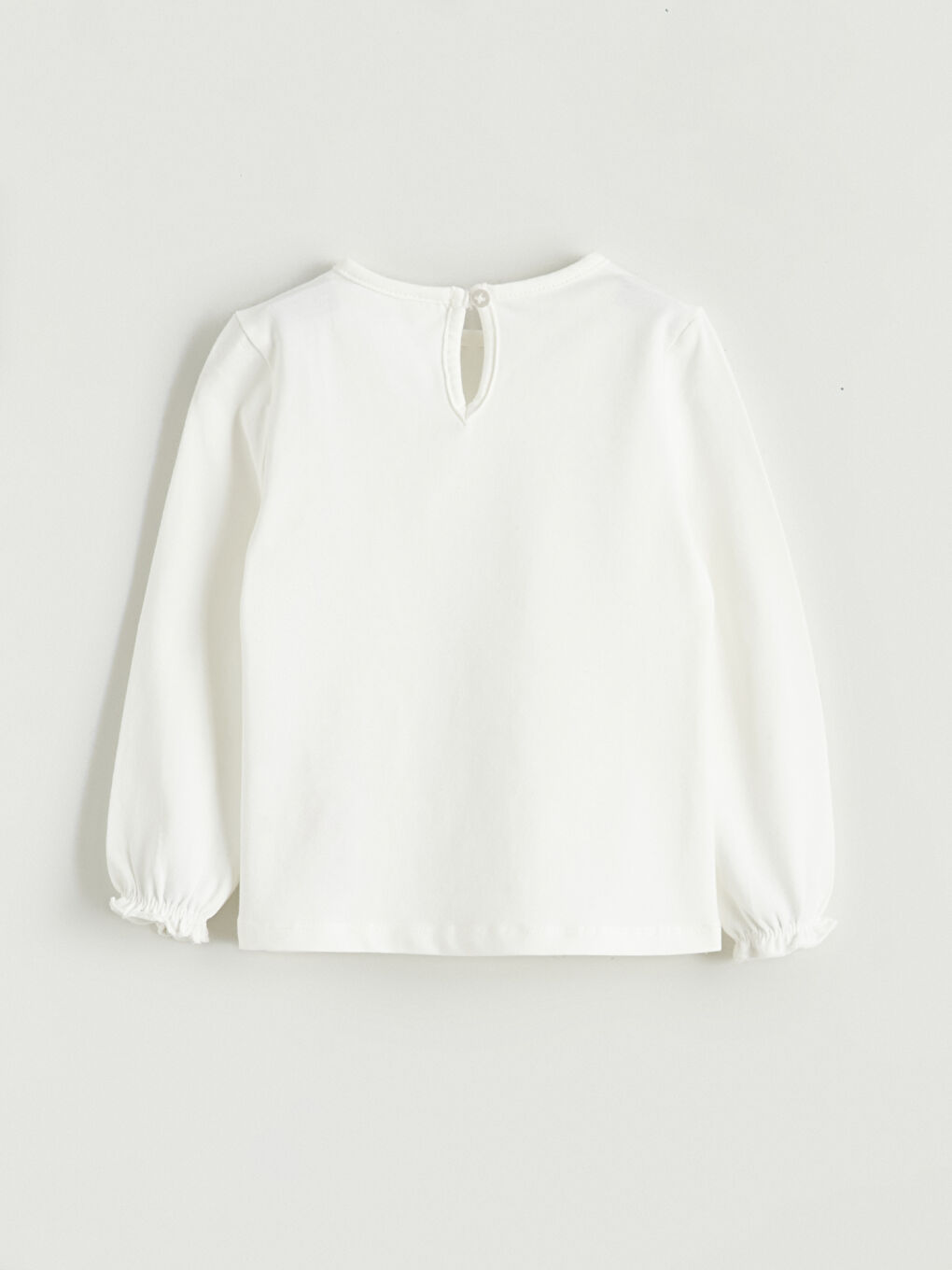 Pembe Bisiklet Yaka  Kadife Kız Bebek Bluz ve Salopet 2'li-9