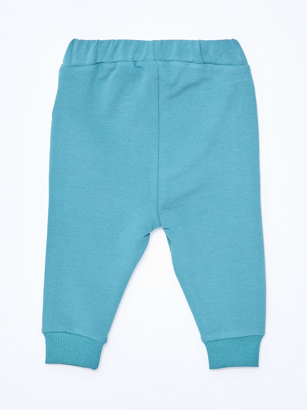 Petrol Beli Lastikli Basic Erkek Bebek Jogger Eşofman Alt-1