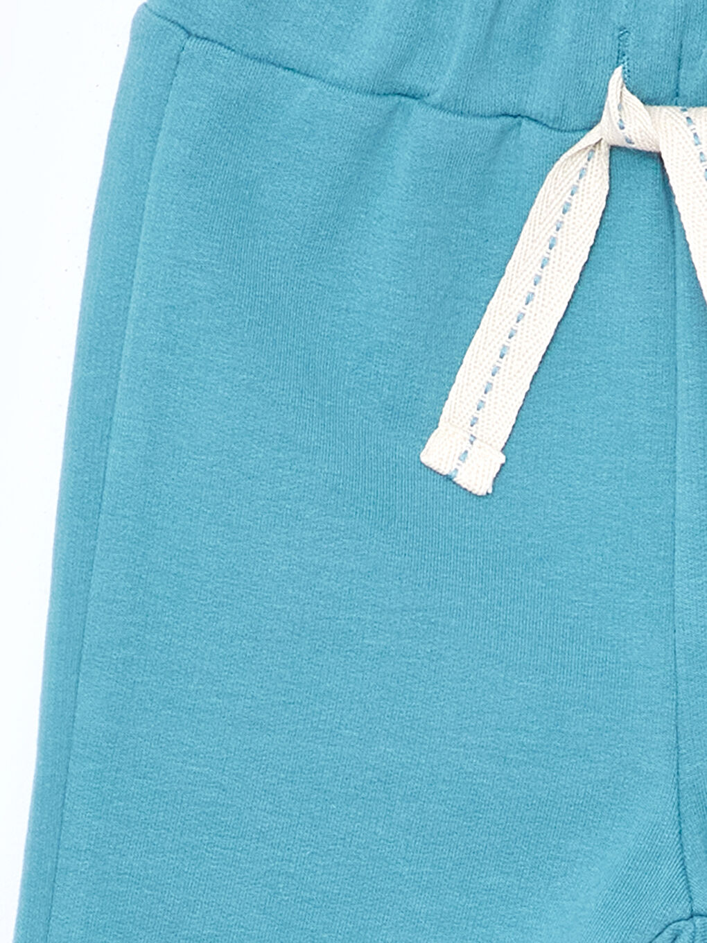Petrol Beli Lastikli Basic Erkek Bebek Jogger Eşofman Alt-2