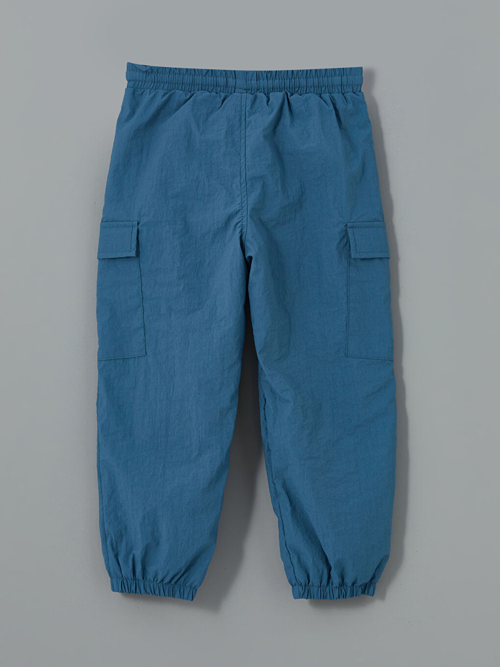 Petrol Beli Lastikli Erkek Çocuk Kargo Pantolon-1