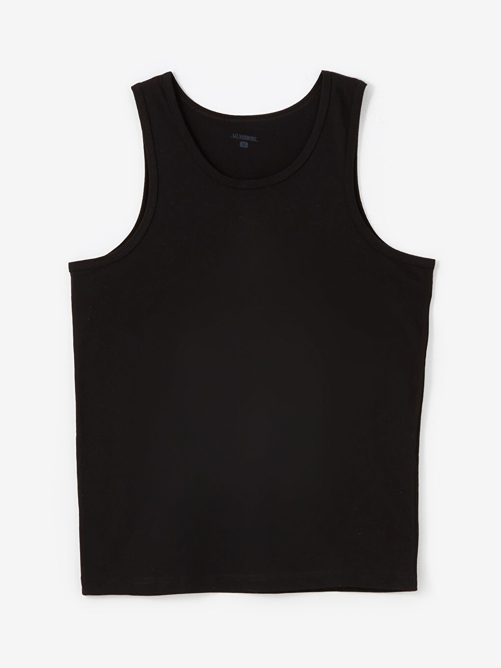 Siyah U Yaka Penye Erkek Atlet