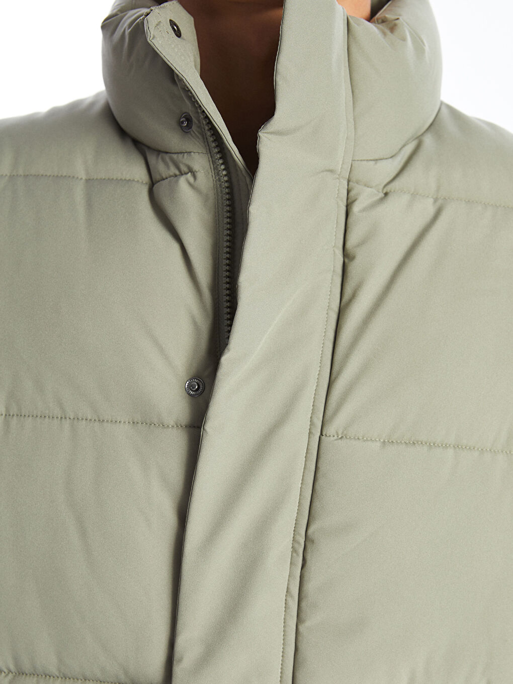 Свободный жилет с воротником-труба для мужчин-2