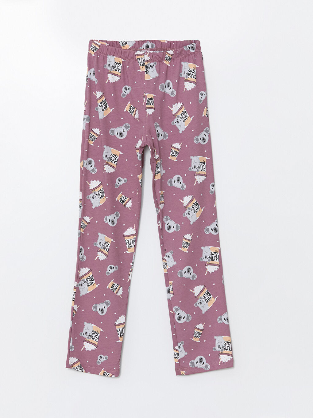 LCW Kids Pembe Beli Lastikli Kız Çocuk Pijama Alt