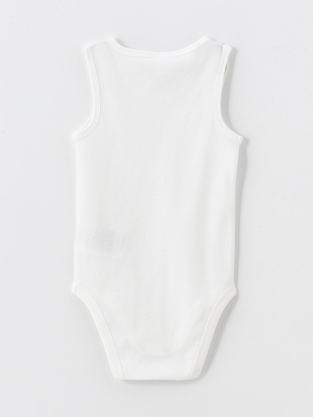 Ekru Organik Pamuklu Erkek Bebek Çıtçıtlı Body-1