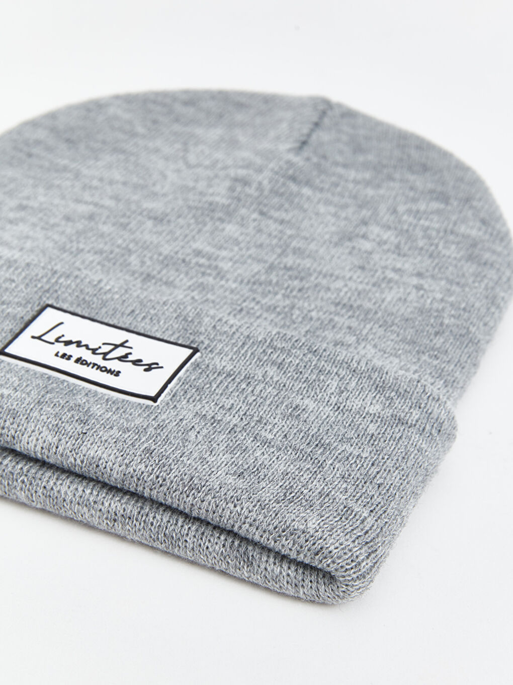 Gri Baskılı Erkek Bere-5