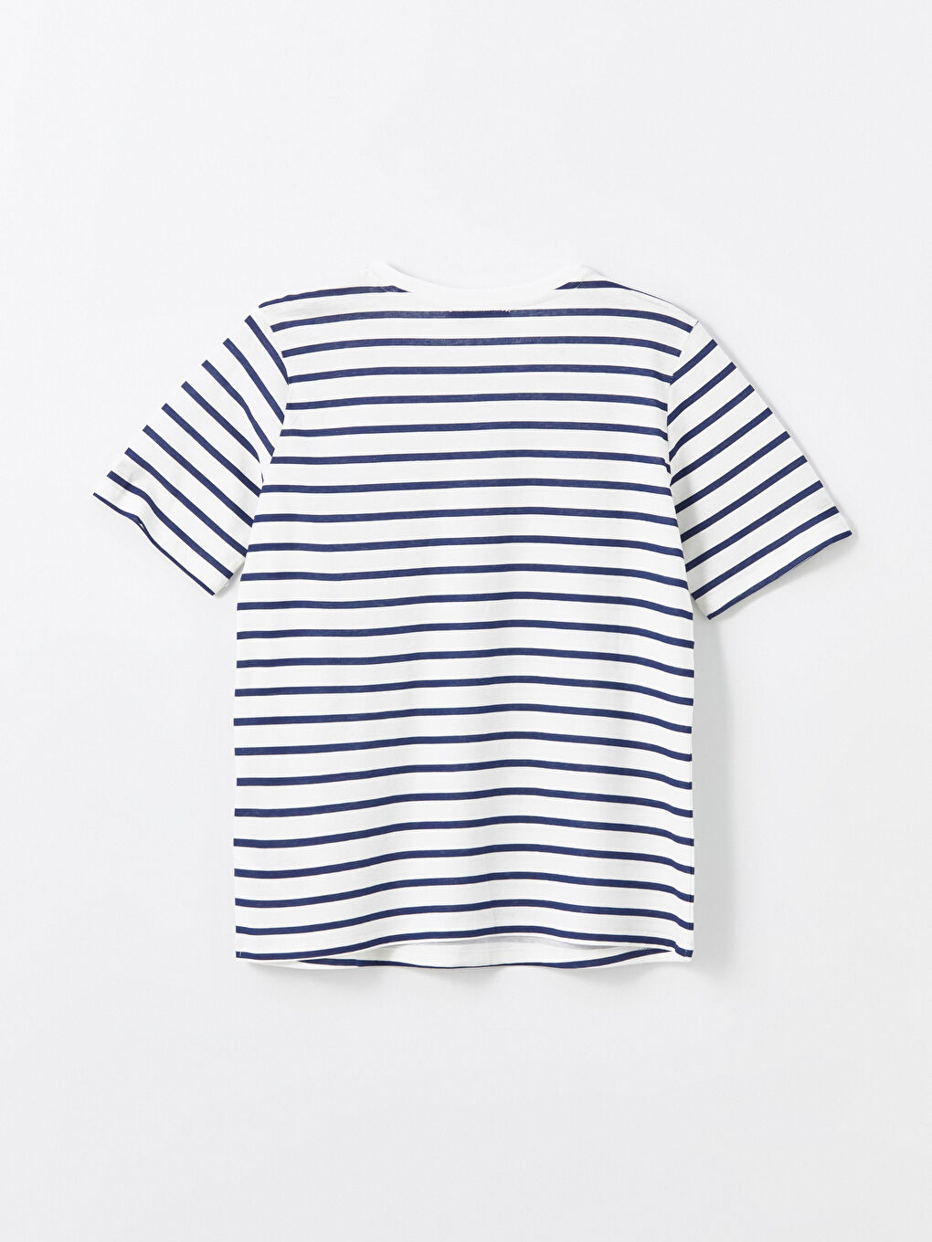 Crew Neck Striped Women's T-Shirt-6