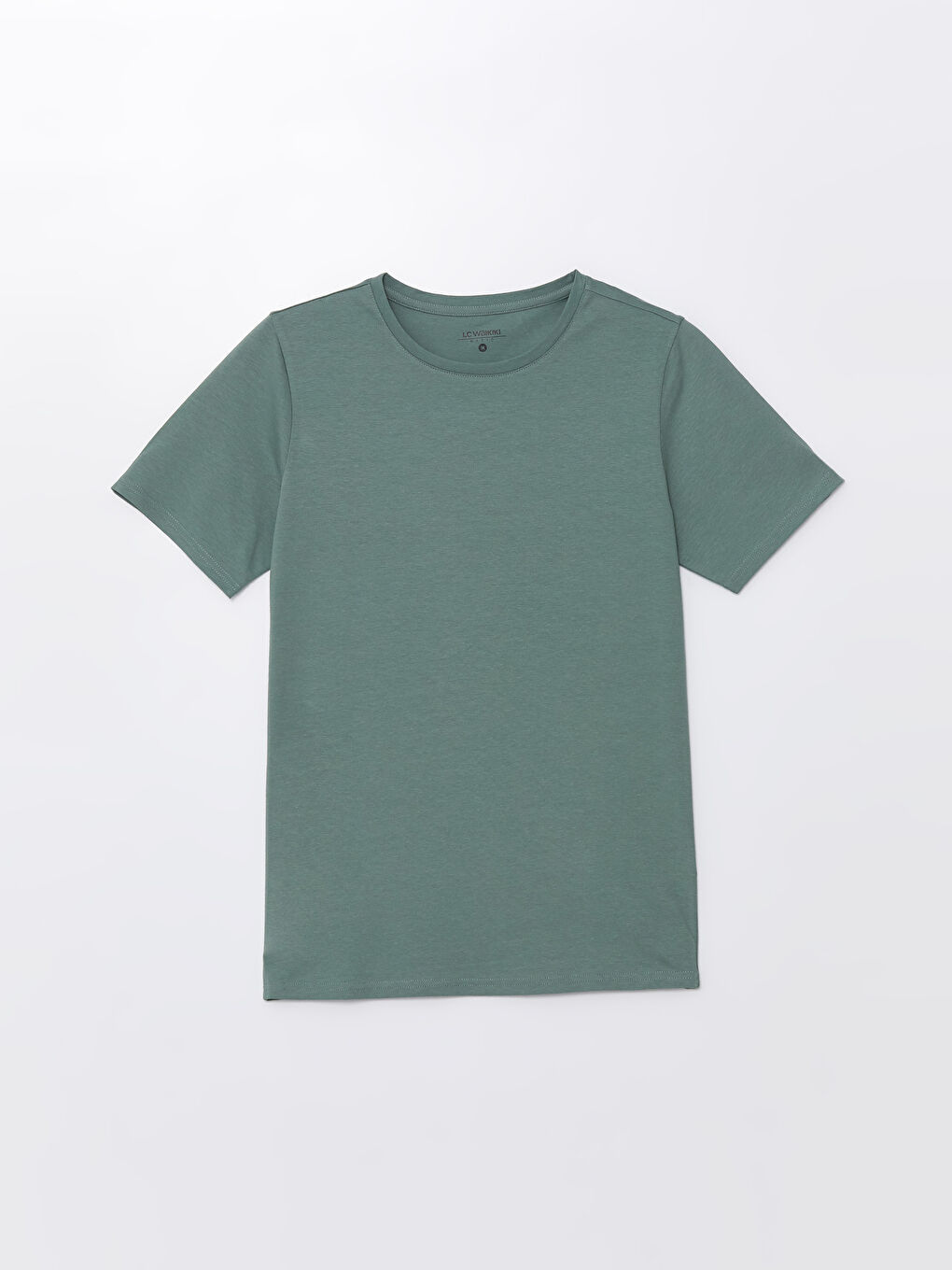 Crew Neck Plain Short Sleeve Women's T-Shirt-5