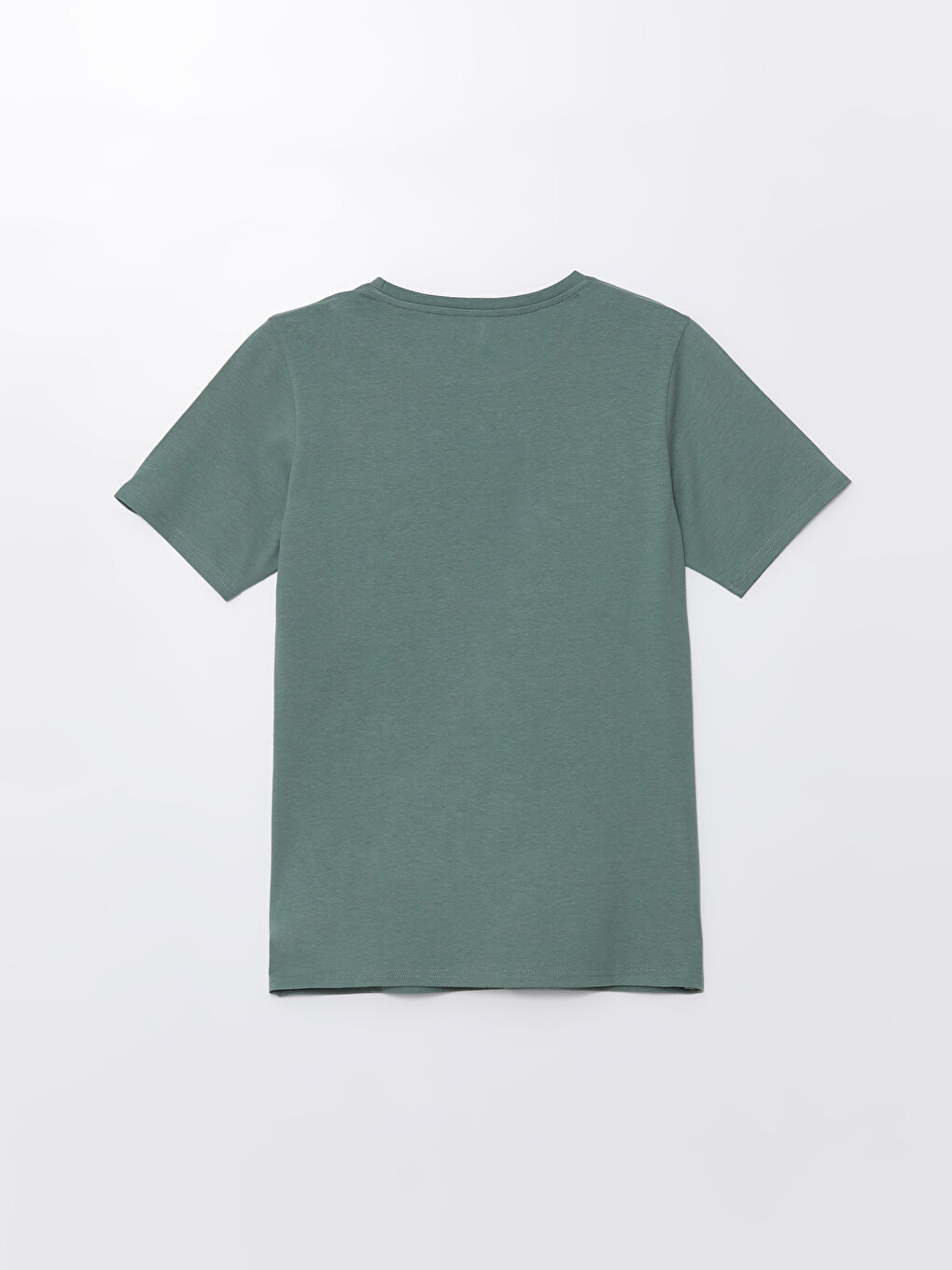 Crew Neck Plain Short Sleeve Women's T-Shirt-6