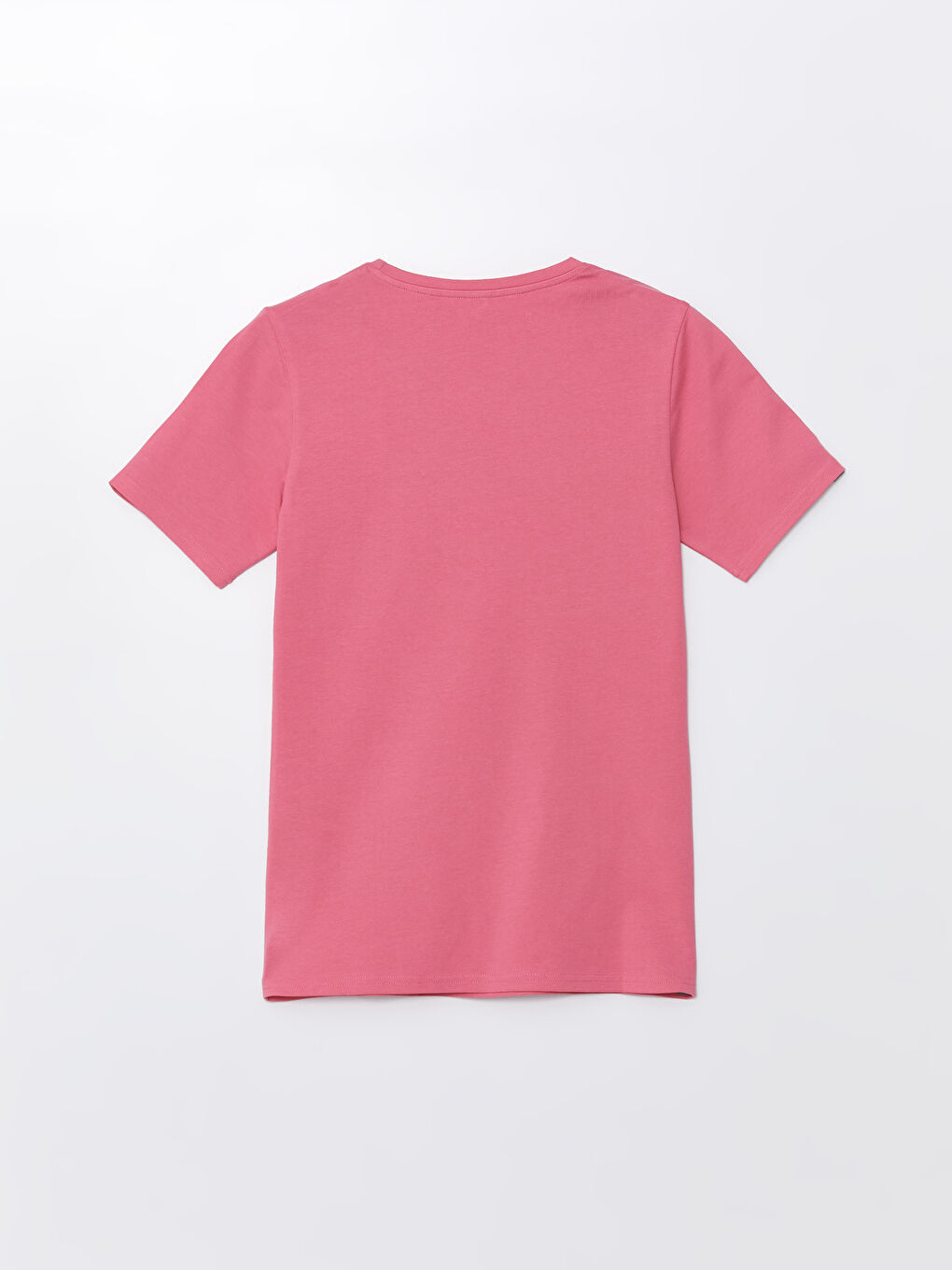 Crew Neck Plain Short Sleeve Women's T-Shirt-6