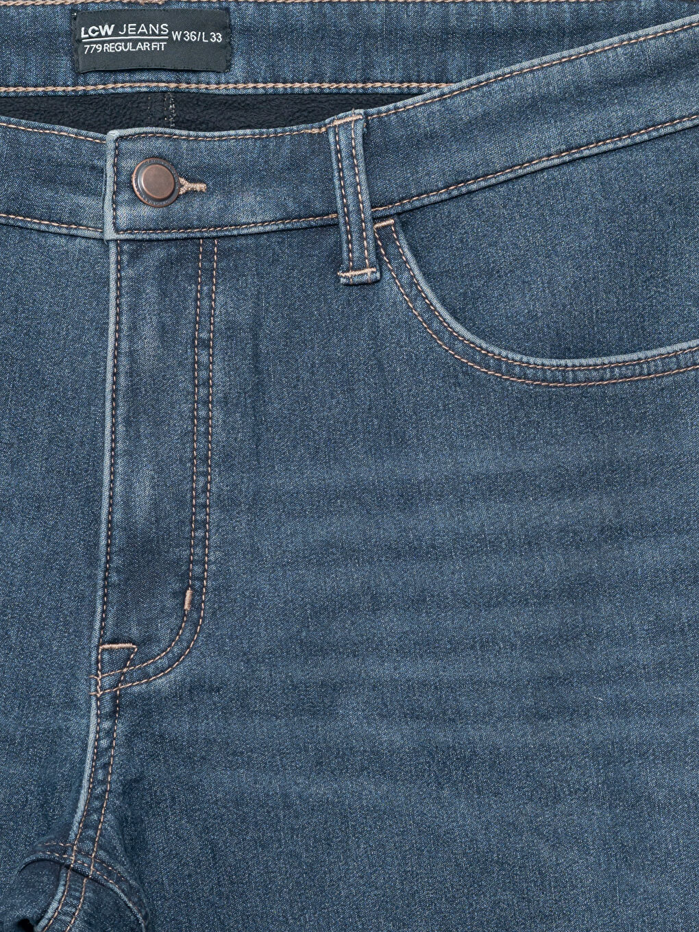 779 Regular Fit Winter Men's Jeans with Polar Lining-2
