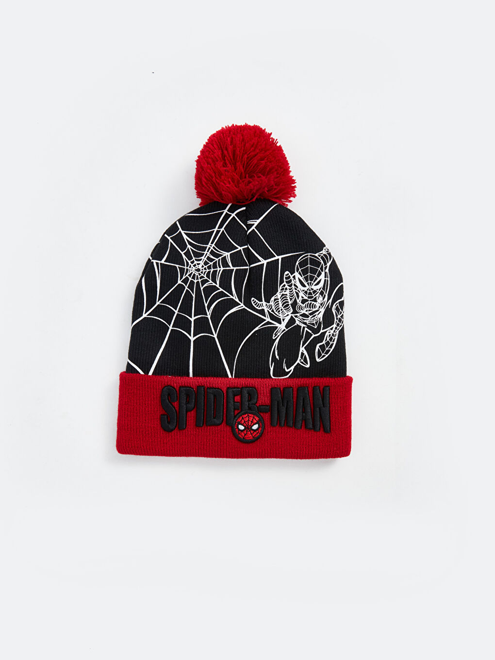 LCW ACCESSORIES Yeni Siyah Spiderman Baskılı Erkek Çocuk Bere