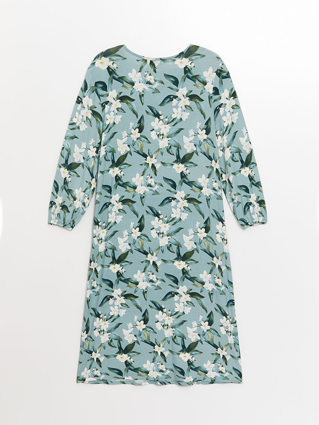 LCW Grace Crew Neck Floral Women's Dress -W49213Z8-LRL