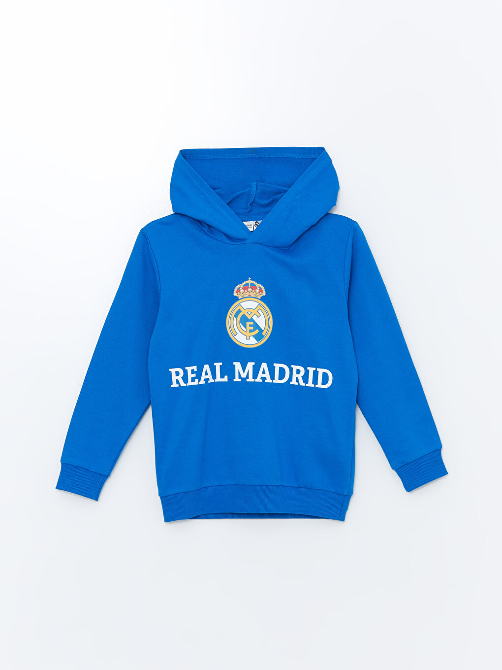 LCW Kids Koyu Mavi Real Madrid Baskılı Erkek Çocuk Sweatshirt